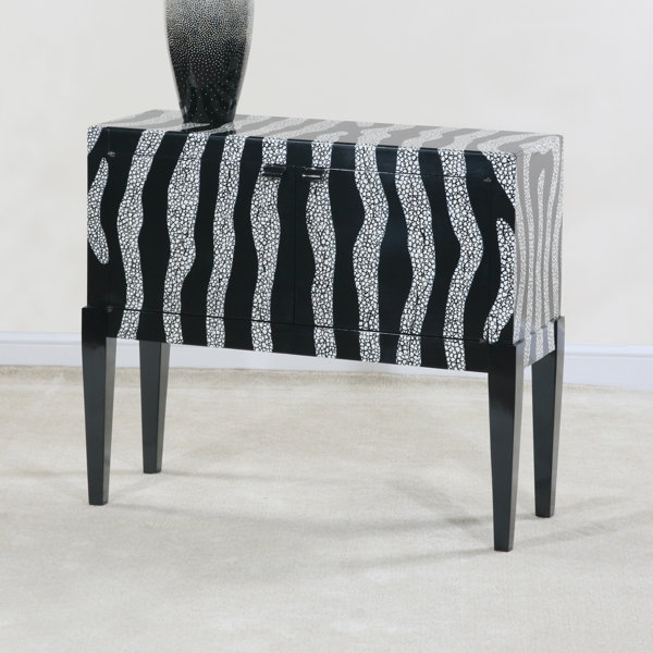 Ultimate Accents Contempo Zebra Hall Console Table | Wayfair